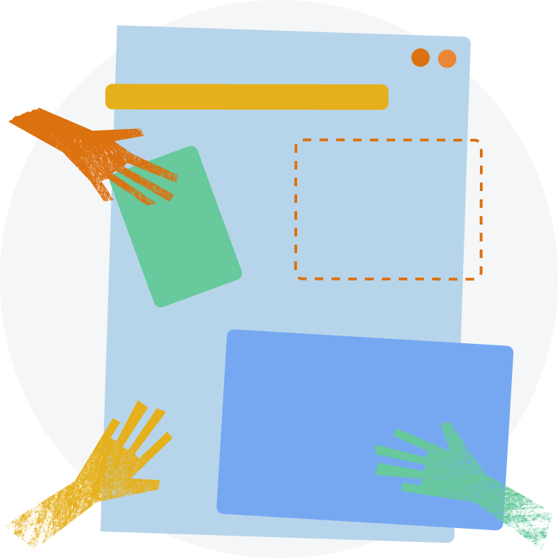 Illustration: Many people coming together to build Semantic Scholar